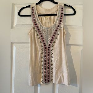 Anthropologie tank XS